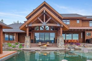 Harrison Residence #1 Luxury lakeview cabin with pool and firepit.