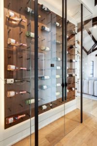 Luxurious modern wine display cabinet