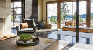 HGTV Blog Cabin 2015 Cozy living room with mountain view