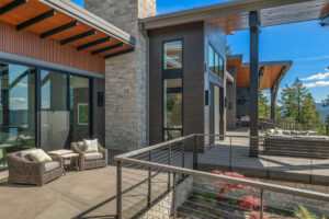 Black Rock Residence #6 Modern hillside home with spacious outdoor patio.